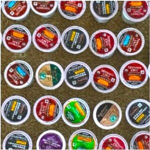 60 Assorted Regular Coffee, Decaf Coffee & Tea Pods for Keurig